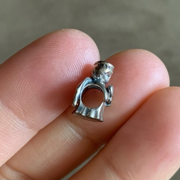 Retired Pandora Angel of Love Charm Sterling Silver 925 - Picture 3 of 7